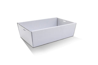 White Catering Trays