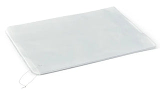 12 Long White Paper Bags