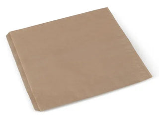 6 Square Brown Paper Bags