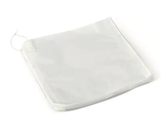 6 Square White Paper Bags