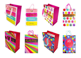 Happy Birthday Print Premium Gift Bag - Medium Size