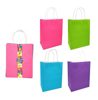 3PK Craft DIY Coloured Gift Bags - 26.5CM x 20CM x 11CM