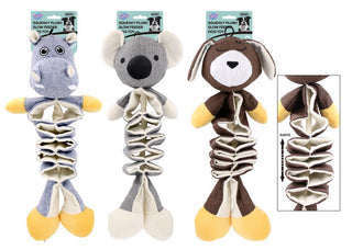 Squeaky Plush Slow Feeder Dog Toy - 15CM x 36CM x 9CM