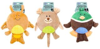 Squeaky Plush Big Round Animal Series Dog Toy - 20CM X 25CM