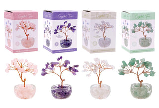 Decorative Crystal Fortune Tree - 8CM X 6CM