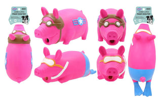 Jumbo Latex Piggy Dog Toy - 27CM X 9CM X 9.5CM