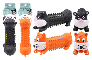 Latex Long Assorted Animal Dog Toy - 16.5CM X 5.8CM