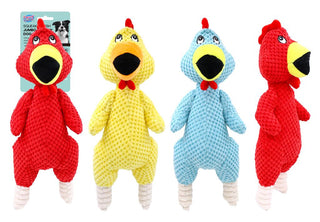 Plush Jumbo Chicken Dog Toy - 35CM X 12CM