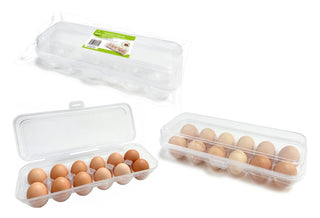 Premium Plastic Egg Storage Container - 12 Eggs