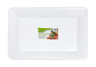 Re-Usable Plastic Serving Platter - 36CM x 24CM