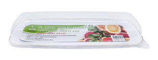 Re-Usable Plastic Platter with Lid - 44.5CM x 16.5CM