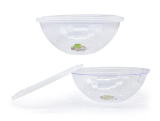 Premium Plastic Serving Bowl with Air Tight Lid - X-Large