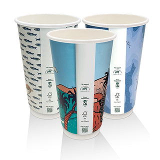 16oz Aqueous Coated Double Wall Cup Art Print