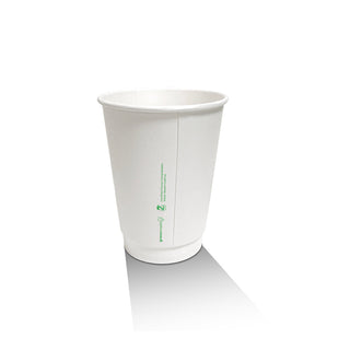 12oz Aqueous Coated White DW Cup 500pc/ctn