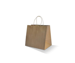 Brown Kraft Bag/Twisted Paper Handle/TA Small 100gsm