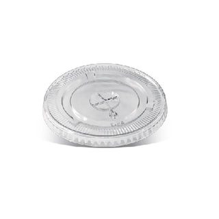 Clear PLA Flat Lid 90mm-CC16/22/24oz 1000pc/ctn