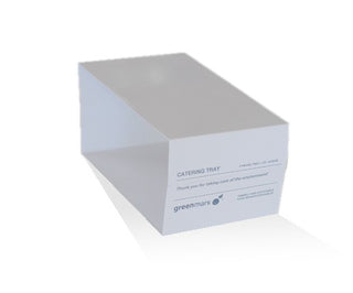 White Catering Tray Sleeve Med/Large 50pc/PK
