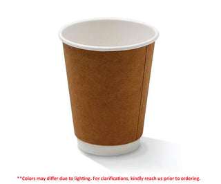 12 oz PE Coated DW Cup/Kraft 500pc/ctn