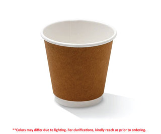 *8 oz PE Coated DW Cup/Kraft 90mm 500pc/ctn