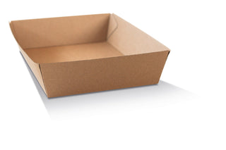 Tray X-Large Corrugated Plain/Brown 100pc/ctn