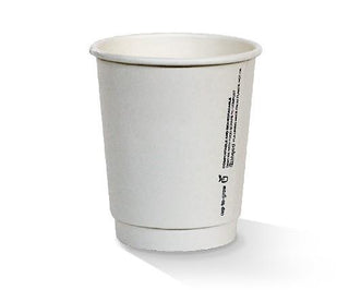 8 OZ PLA Coated DW Cup/Plain Standard 500pc/ctn