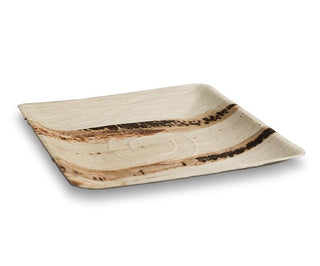 Palm SQUARE Plate LARGE 25cm/10” 100pc/ctn