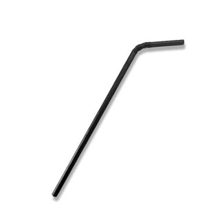 Paper Straw Flexi All Black