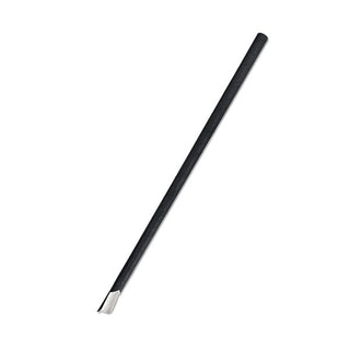 Paper Straw Spoon All Black