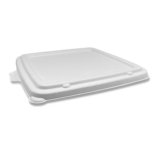 Sugarcane  Lid Square Takeaway Tray 9″ 200pc/ctn