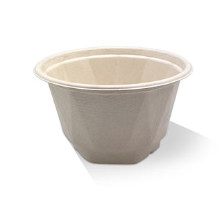 Unbleached sugarcane Takeaway bowl 1000ml 300pc/ctn