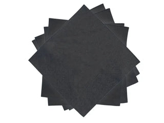 Cocktail Napkin 2-Ply Black
