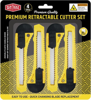 Retractable Cutter Set-4PK