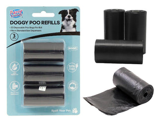 Dog Poo Bag Refills-3PK