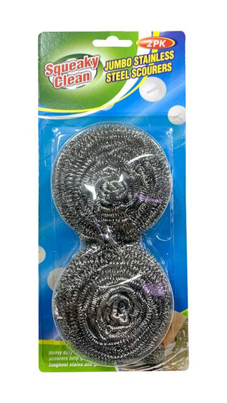 2PK Jumbo Stainless Steel Scourer