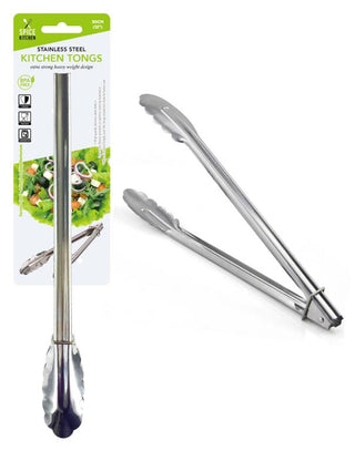 Stainless Steel Kitchen Tongs-12'