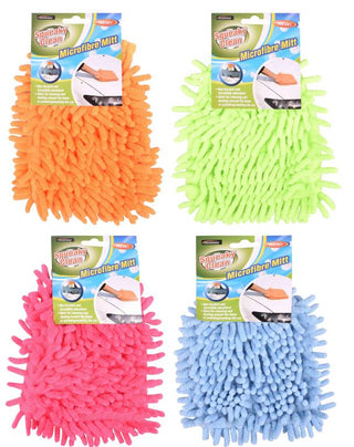 Microfibre Glove - 4 Assorted Colours