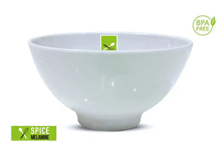 White Melamine Rice Bowl -14.5CM x 8CM