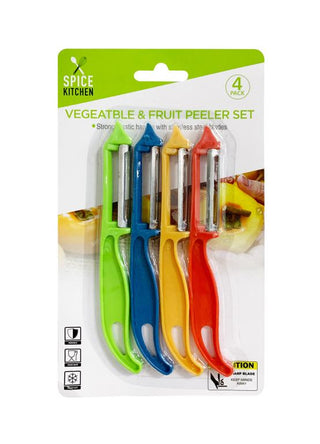 Vegetable & Fruit Peeler Set-4PK