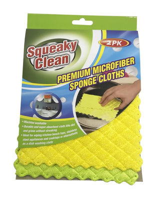 2PK Microfibre Sponge Cloths