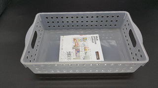 Plastic Storage Basket - 26CM x 16CM x 6CM