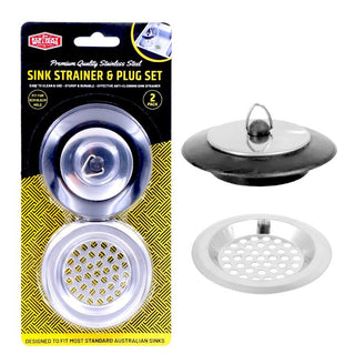 Kitchen Sink Strainer & Sink Plug Set