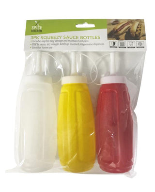 3PK Squeezy Sauce Dispensers