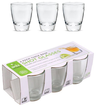 6PK Glass Shot Glasses-30ML