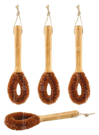 ECO Bamboo Long Handle Pot Cleaning Brush