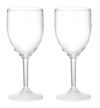 Acrylic Plastic Plain Series Wine Glass 350ml