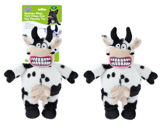 Super Jumbo Plush Crazy Cow Dog Toy