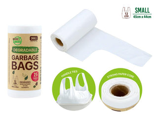 25PK Degradable Series Bin Liners-12LTR