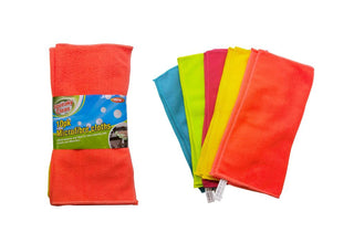 10PK Value Pack Microfibre Cleaning Cloths-30CM x 30CM