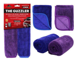 2PK Premium "THE GUZLER" Super Absorbent Car Drying Towel - 30CM x 40CM