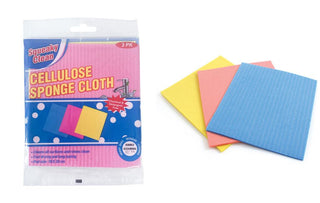 3PK Cellulose Sponge Cloths